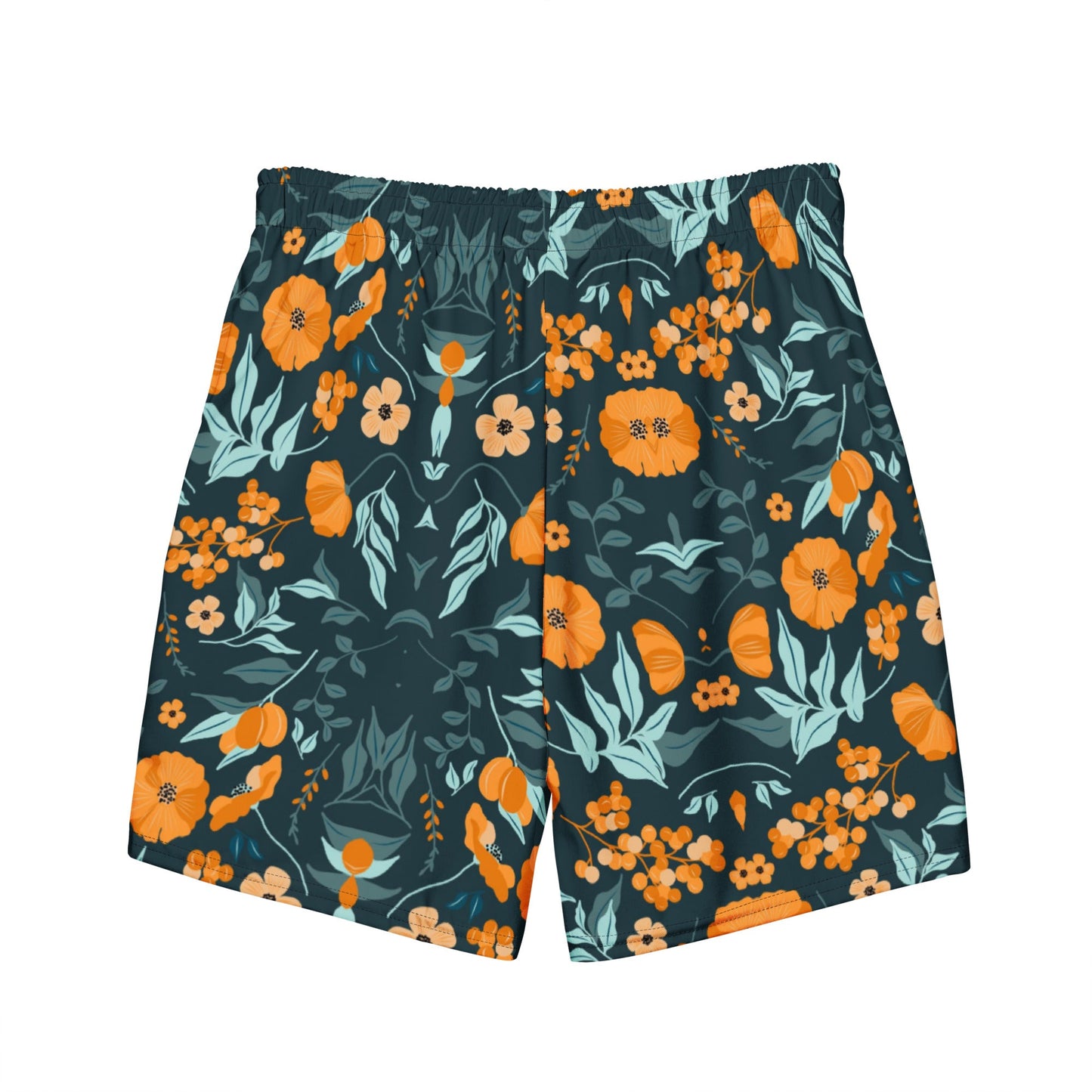 Floral Men's swim trunks