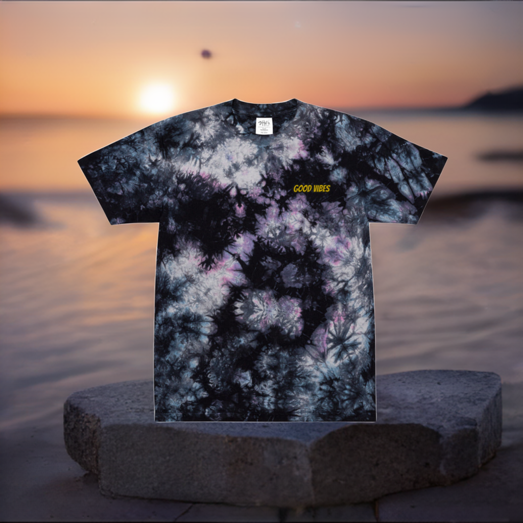 Good Vibes tie-dye t-shirt