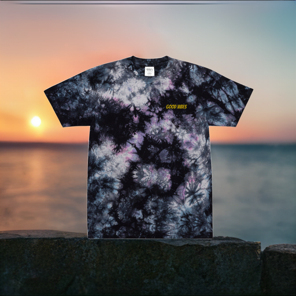 Good Vibes tie-dye t-shirt