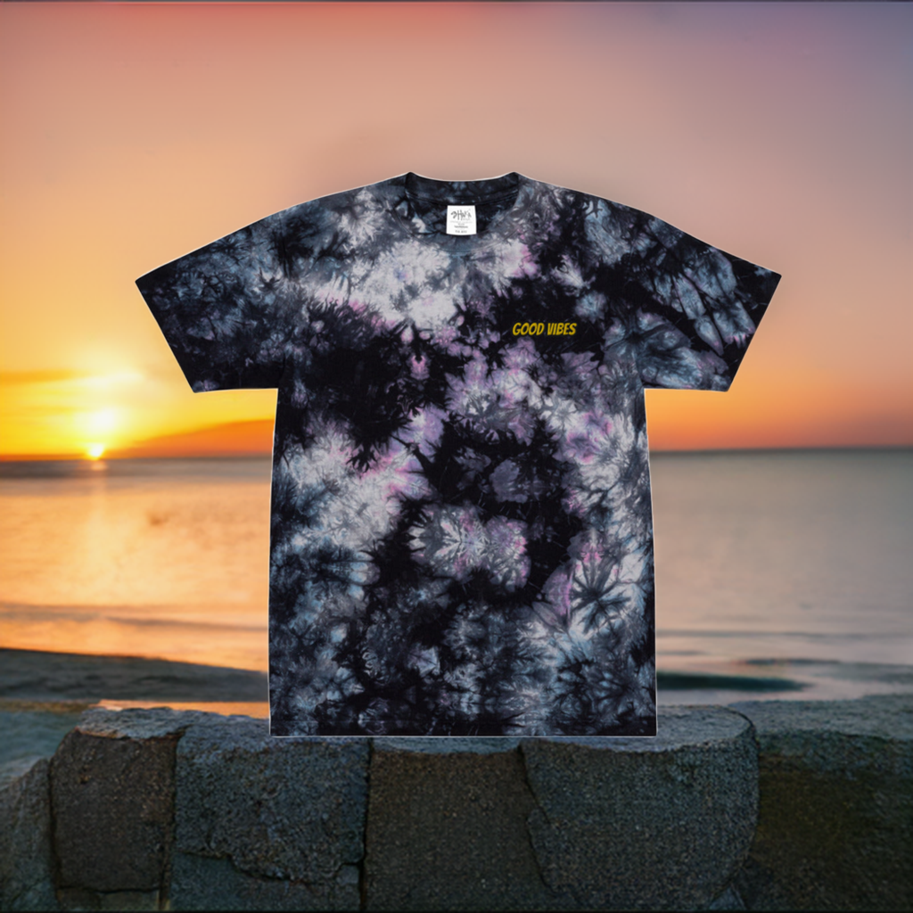 Good Vibes tie-dye t-shirt