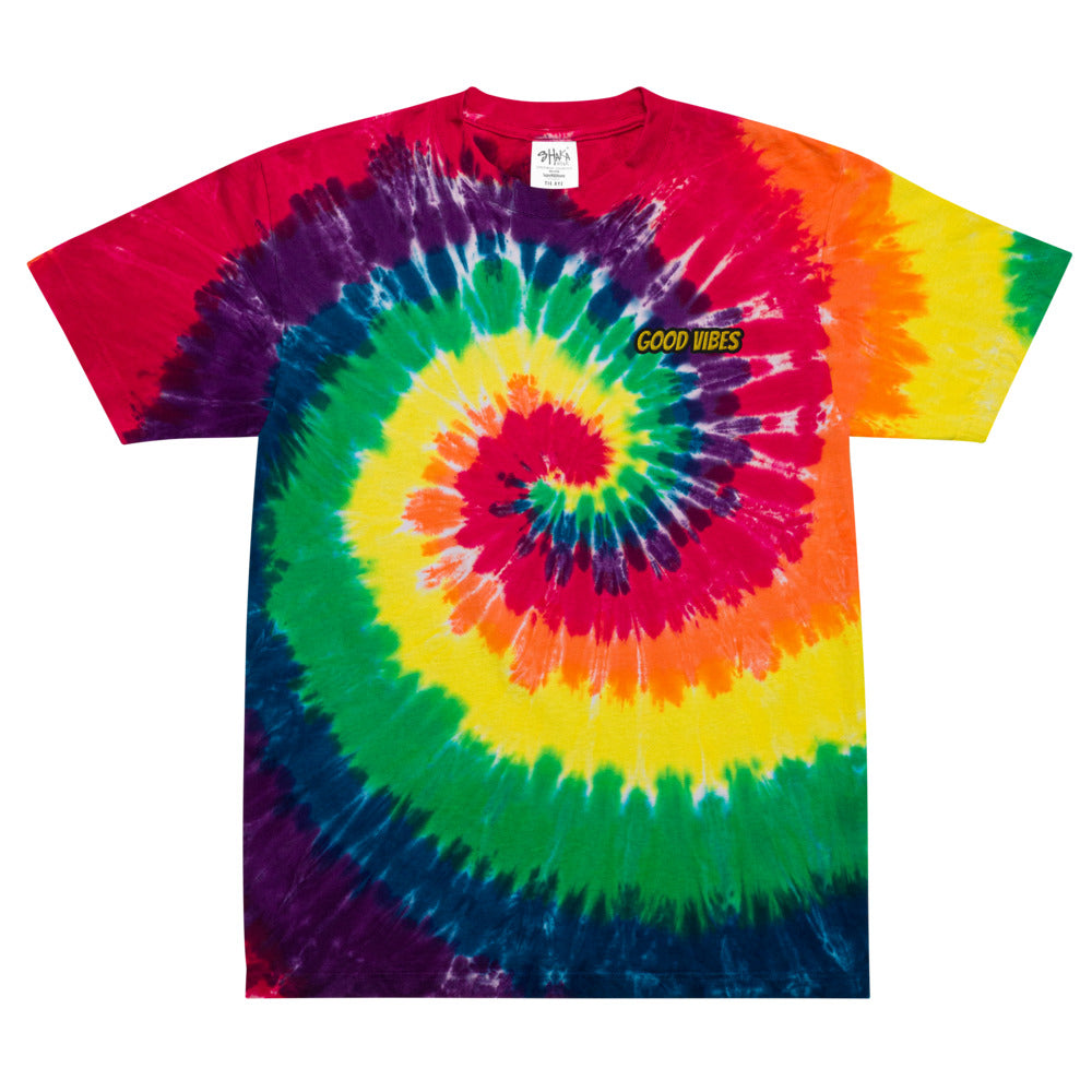 Good Vibes tie-dye t-shirt