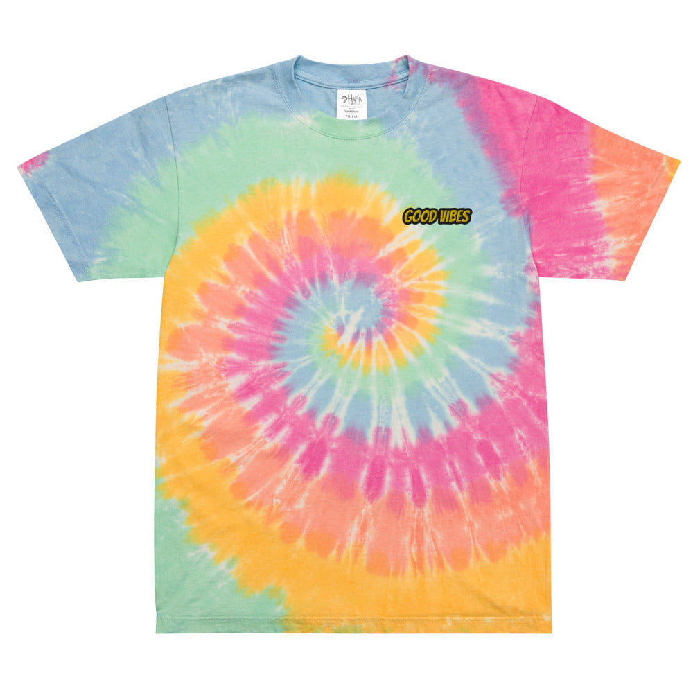 Good Vibes tie-dye t-shirt